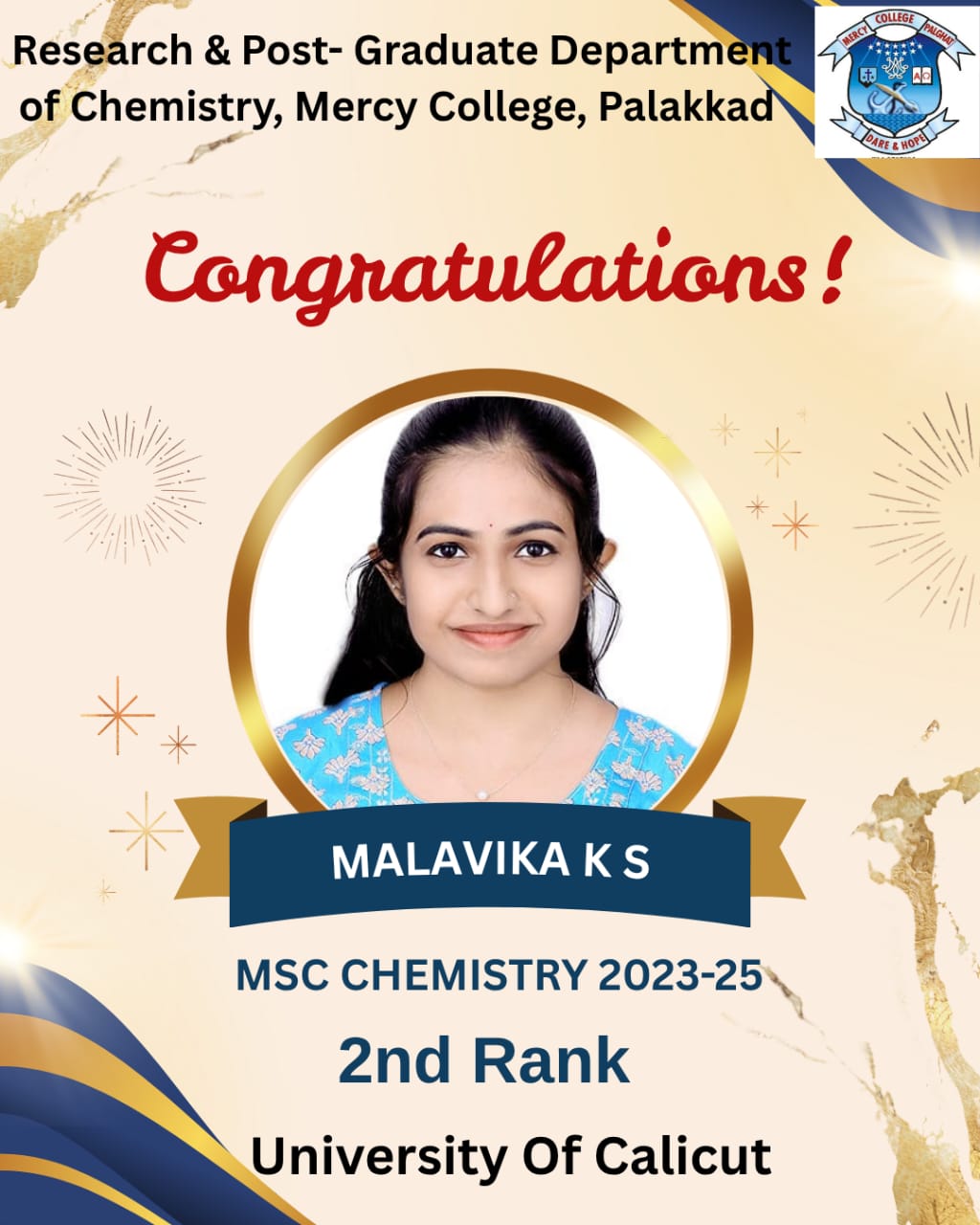 UNIVERSITY RANK HOLDER 2023-2025